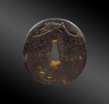 KATANA GUARD, called tsuba - Japan - Edo period (1603-1868)