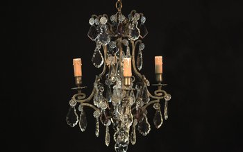 19th century chandelier, 4 lights