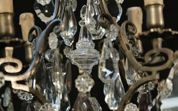 19th century chandelier, 4 lights