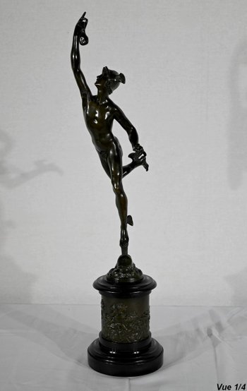 Bronze « Mercure Volant », d’après J. De Bologne - Fin XIXe