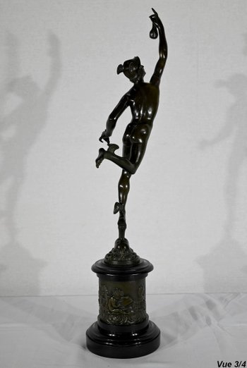 Bronze « Mercure Volant », d’après J. De Bologne - Fin XIXe