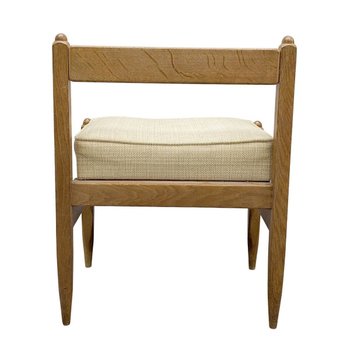 Oak Chair from 1950 Guillerme Et Chambron