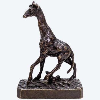 Miniature Animal Bronze The Giraffe Nineteenth Time