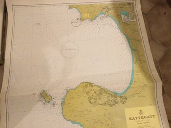 carte maritime ancienne « côtes Suédoises »