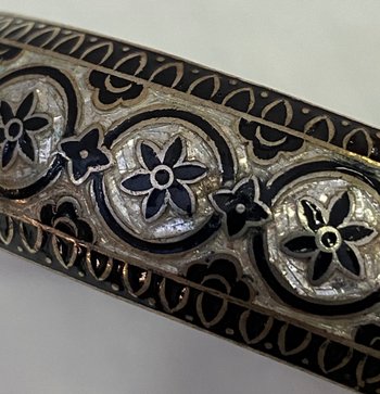 ENAMELLED SILVER BRACELET