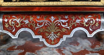 Pendulum in “Boule” Marquetry, known as Religious, by L. Leroy & Cie, Napoleon III period – Mid-19th century