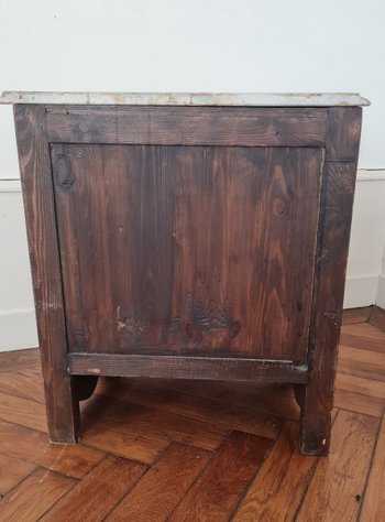 Small Chest Of Drawers In Marquetry Regency Style