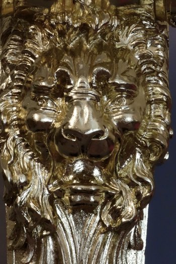 Pair Of Large Brackets With Lions 19th century