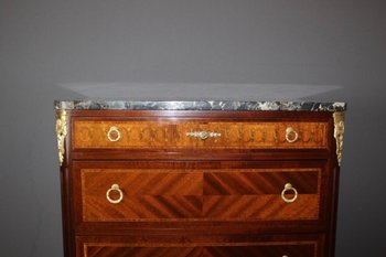 Louis XVI style mahogany and marquetry chiffonier circa 1925