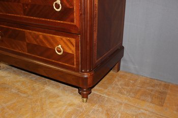 Louis XVI style mahogany and marquetry chiffonier circa 1925