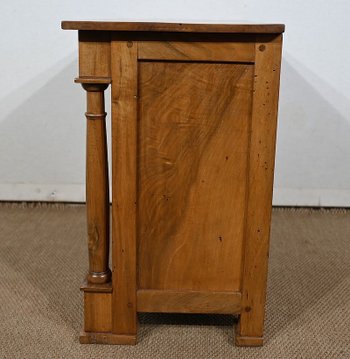 Chest of drawers in solid walnut, Empire period - Early 19th century