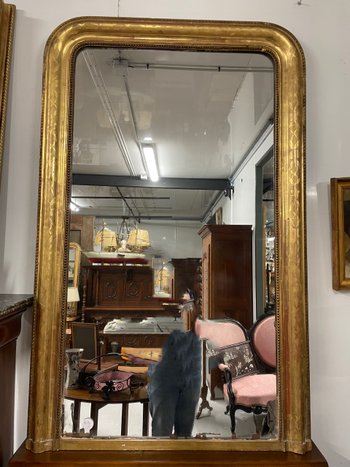 Miroir Louis Philippe Doré 149 X 94 Cm