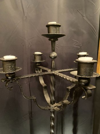 Large castle candlestick