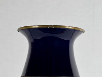 Vase en Céramique et Bronze Doré – Fin XIXe