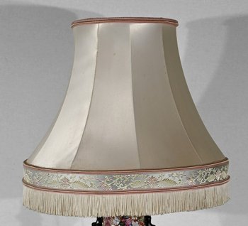 Lampe en Porcelaine de Nankin, Chine – Fin XIXe