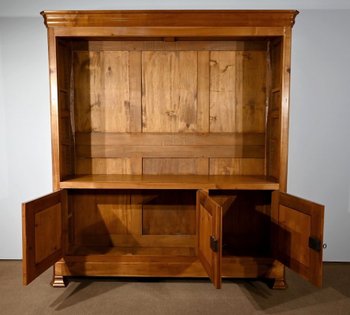 Cherry wood open bookcase - 1900