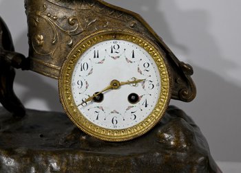 Important Clock in Regula " Roman Race " by X.Raphanel - End of XIXth century