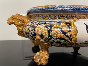 Ulysse à Blois - Important Planter In Earthenware From Blois Renaissance