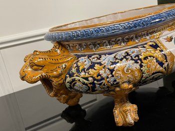 Ulysse à Blois - Important Planter In Earthenware From Blois Renaissance