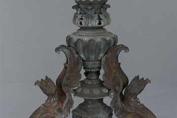 Napoleon III Bronze Bolster Decorated With Griffins