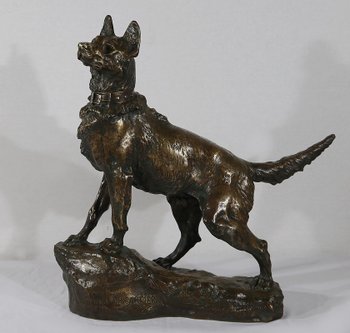 Wichtige Bronze "Der Hirte" von T-F. Cartier - Anfang 20.