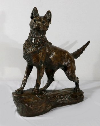 Wichtige Bronze "Der Hirte" von T-F. Cartier - Anfang 20.