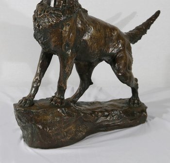 Wichtige Bronze "Der Hirte" von T-F. Cartier - Anfang 20.