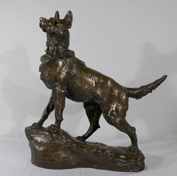 Wichtige Bronze "Der Hirte" von T-F. Cartier - Anfang 20.