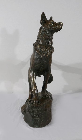 Wichtige Bronze "Der Hirte" von T-F. Cartier - Anfang 20.