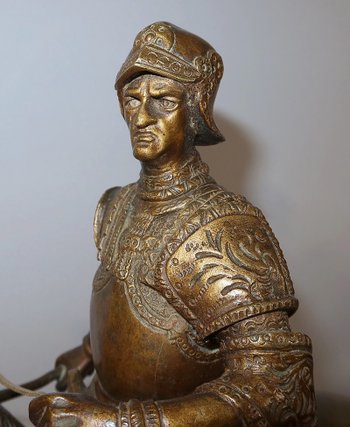 Bronze "Der Colleone" nach Verrocchio - Ende 19.