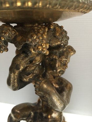 Two late eighteenth bronze cherubs