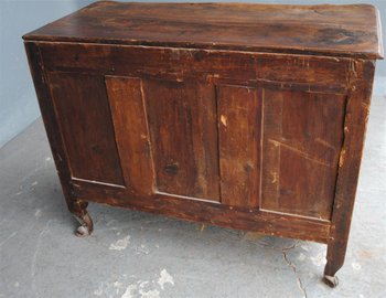 18th Century Walnut Crossbow Commode