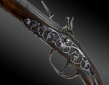 Flintlock pistol, signed P. POULCE à SEDAN - France - XVIIIth