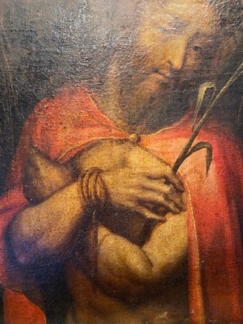 Christ in Ties, 17th century painting