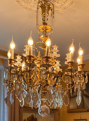 Baccarat 19th century chandelier