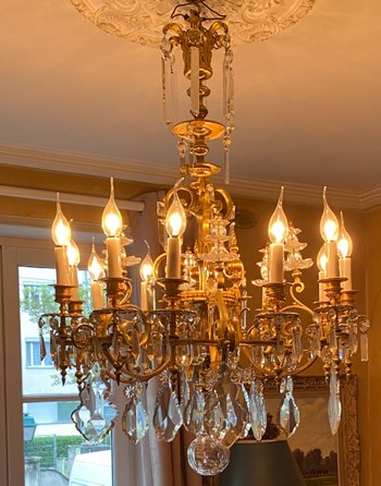 Baccarat 19th century chandelier