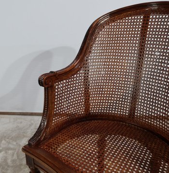 Pair of Mahogany Armchairs, Louis XVI Style - Early 20th Century