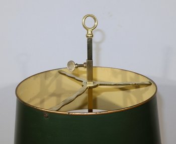 Lampada Bouillotte in bronzo dorato, gusto Impero - 1900