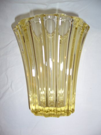 Glass vase signed P D'Avesn