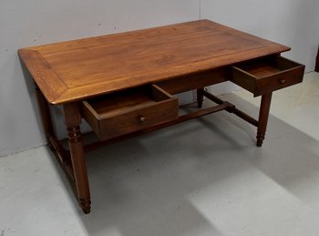 Rectangular Property Table in Gilded Oak - Late 19th century