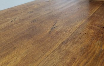 Rectangular Property Table in Gilded Oak - Late 19th century