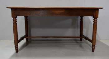 Rectangular Property Table in Gilded Oak - Late 19th century