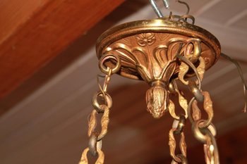 Empire Style Bronze Chandelier