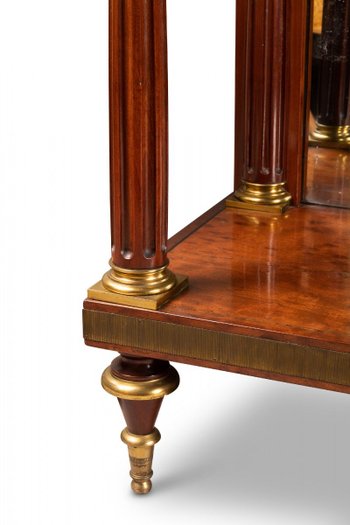 Serving Table In Mahogany And Marble From The Directoire Period