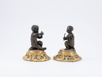 Pair Of Decorative Bronzes, 19th Century