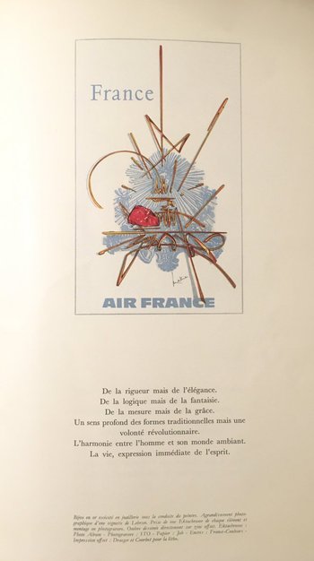 Air France Georges Mathieu-Plakat