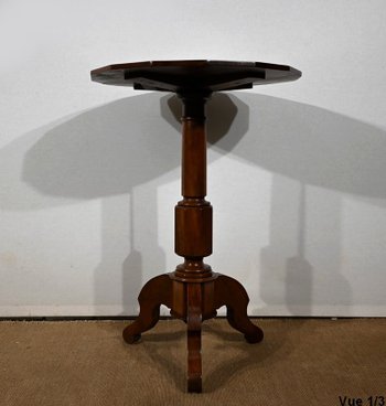 Mahogany Tripod Pedestal Table, Restoration period - 1st part of the 19th century