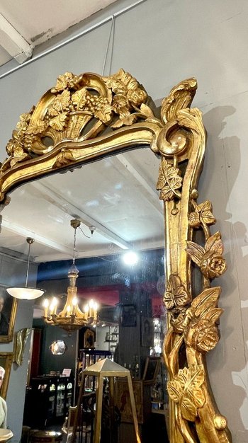 Mirror In Golden Wood, 19th Century