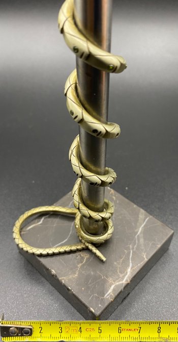 SERPENTE IN BRONZO CESELLATO