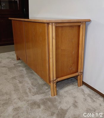 Credenza Italo Gasparucci in rovere cerato - 1970